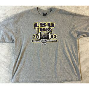 Vintage LSU TIgers Football 2003 National Championship Sugar Bowl Men's Size 2XL